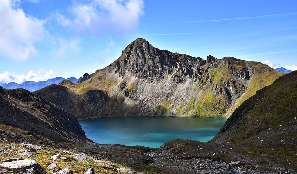 Wilder See Pfunderer Berge